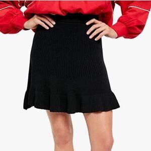 Free People Solid Sweater Skirt